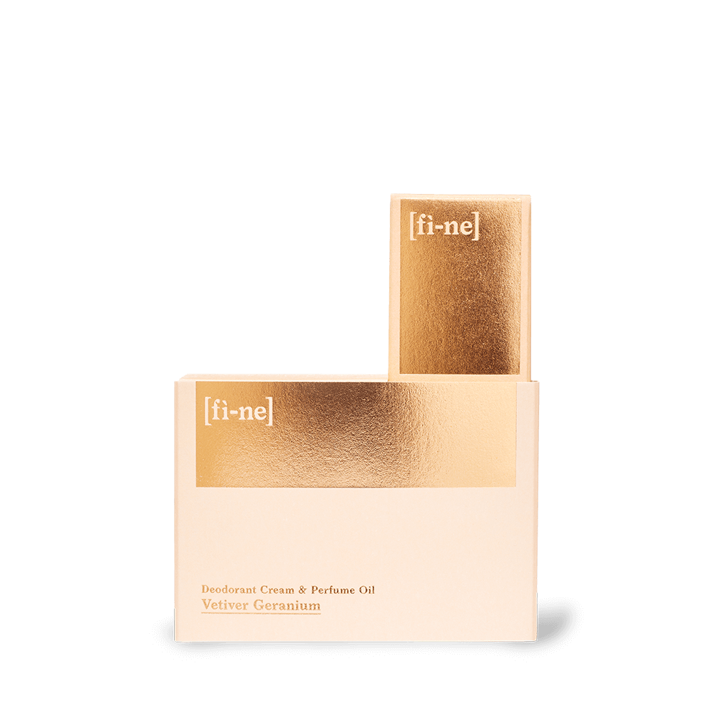 FINE Pack Vetiver Geranio – Perfume OIL 10 ml y Desodorante 30 g