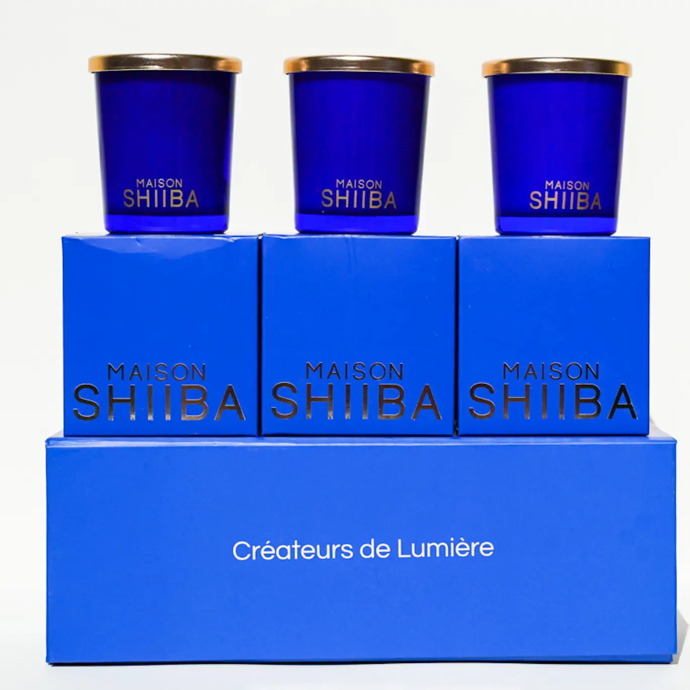 Maison Shiiba Set 3 Velas Perfumadas, 3 Aromas 80g c/u