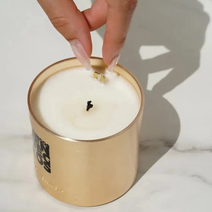 Maison Shiiba Carthage vela perfumada mensaje Mantra 190g