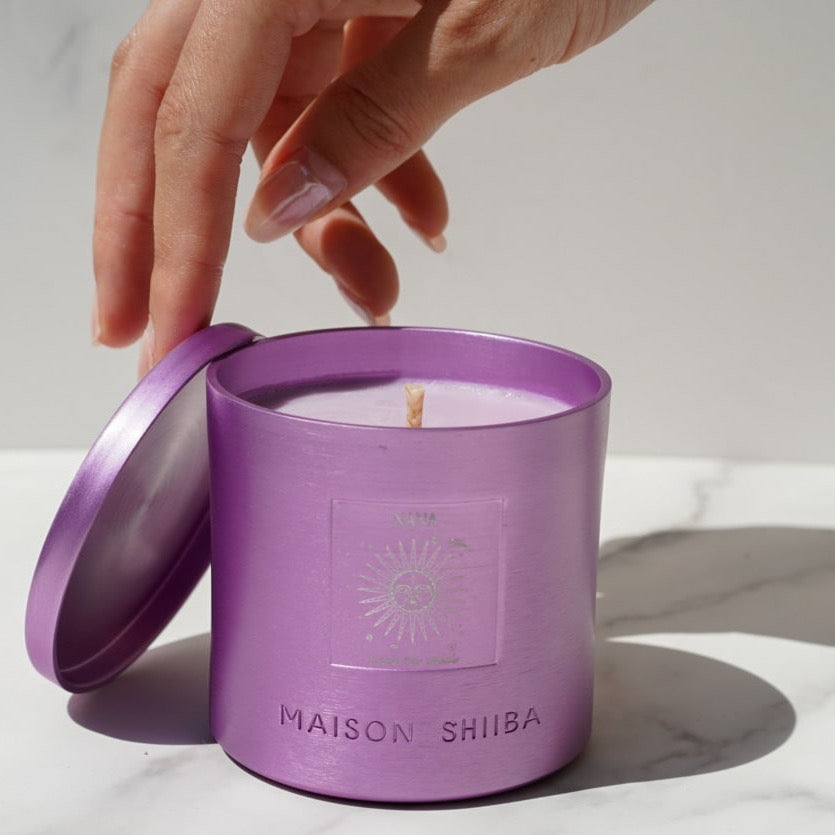 Maison Shiiba vela perfumada NANA mensaje Mantra 190g
