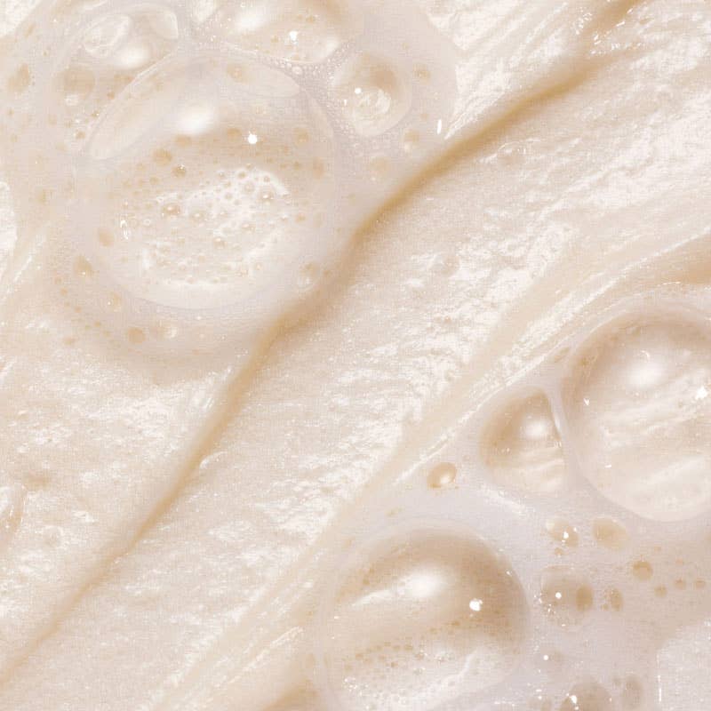 Gel limpiador espumoso con flores orgánicas fermentadas