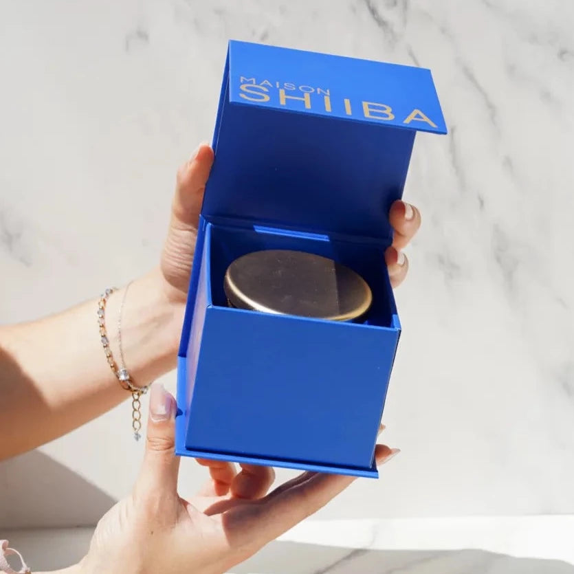 Maison Shiiba Carthage vela perfumada mensaje Mantra 190g