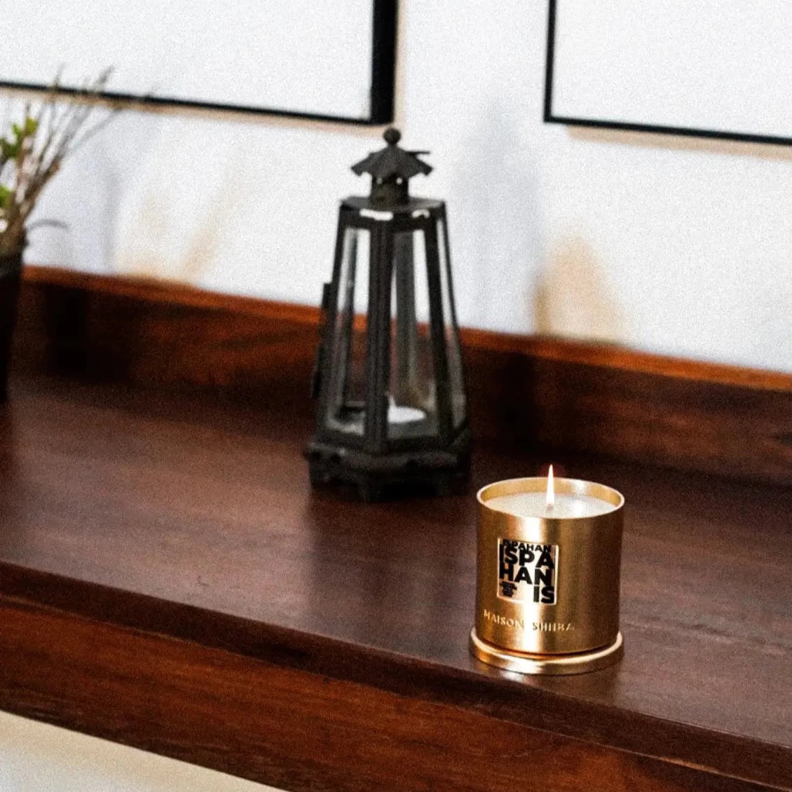 Maison Shiiba Ispahanis vela perfumada sin mensaje mantra 190g