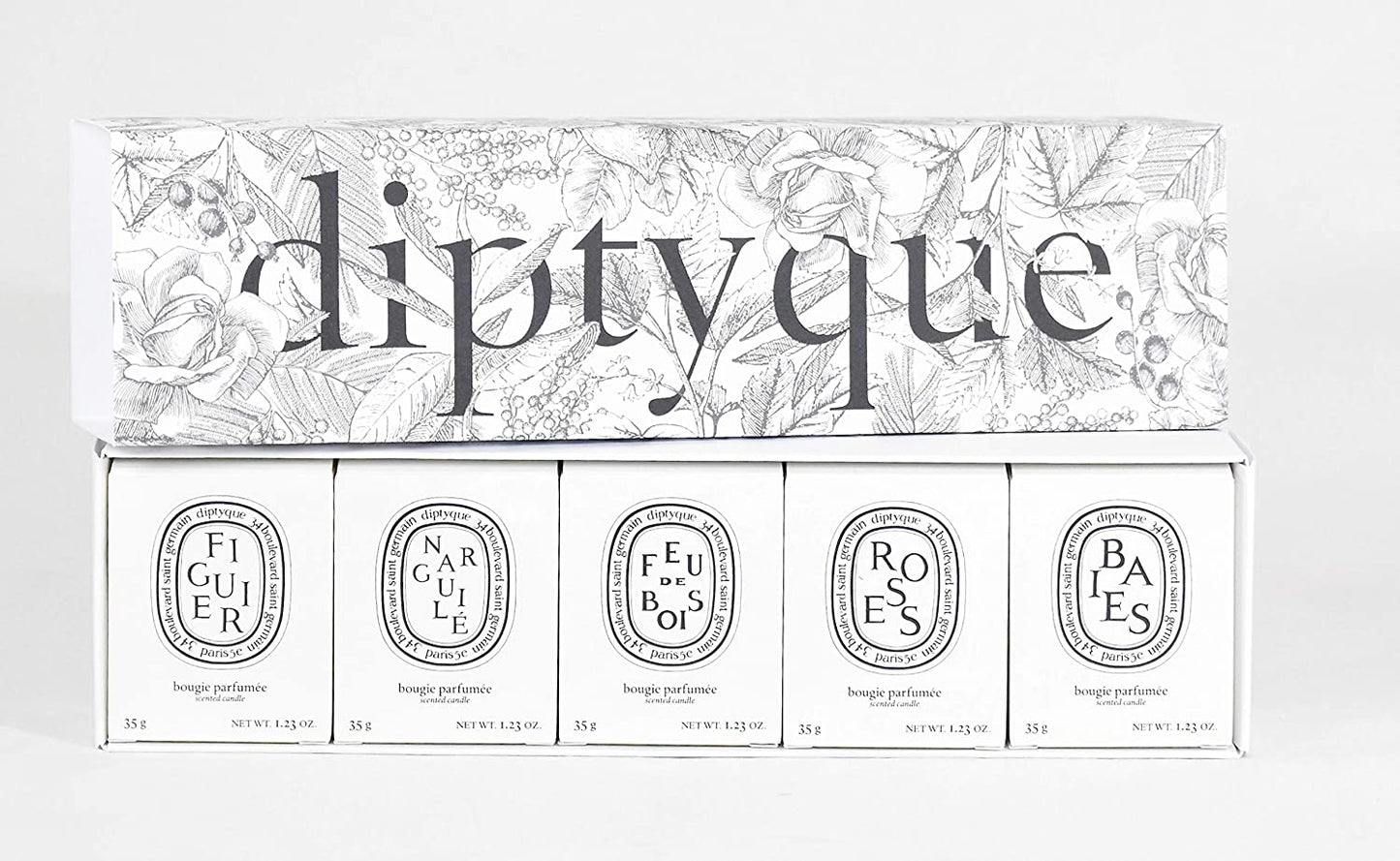 Diptyque Set de 5 Velas perfumadas Baies 35g