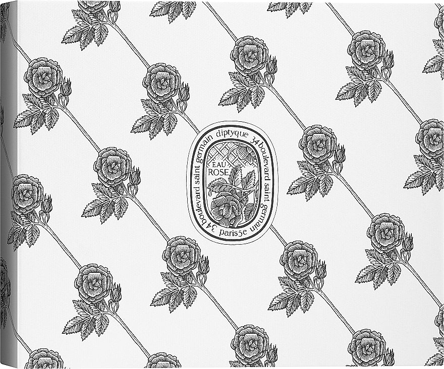 Diptyque Cofre Perfume para el cabello Eau Rose 30ml y eau de Toilette Eau Rose 30ml