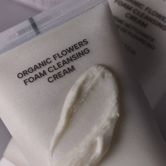 WHAMISA Gel limpiador espumoso con flores orgánicas fermentadas