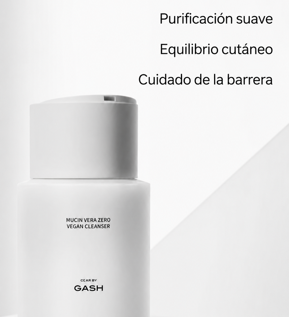 GASH MUCIN VERA ZERO VEGAN CLEANSER -Limpieza suave e hidratación