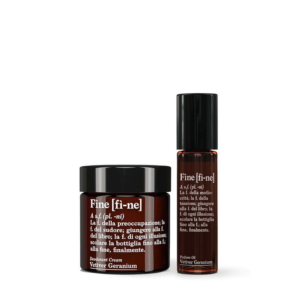FINE Pack Vetiver Geranio – Perfume OIL 10 ml y Desodorante 30 g