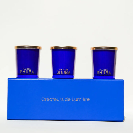 Maison Shiiba Set 3 Velas Perfumadas, 3 Aromas 80g c/u
