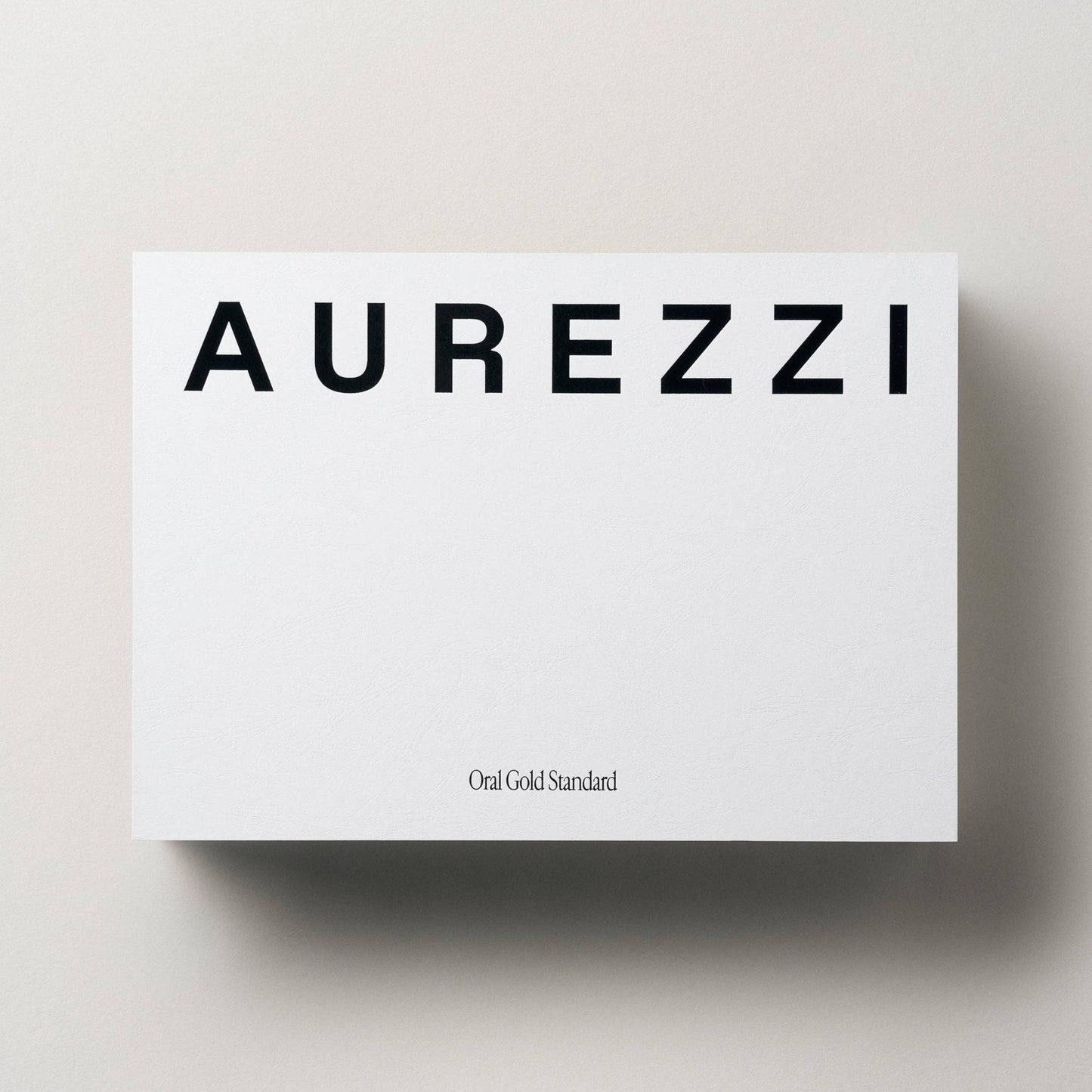 AUREZZI Caja de regalo dorada y negra 24K Cuidado Bucal