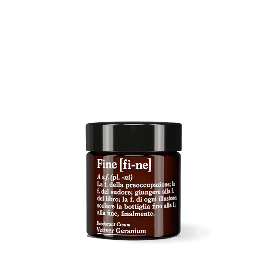 FINE Desodorante en crema Vetiver y  geranium 30ml